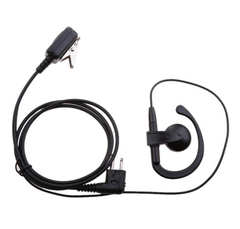 Ear Hook PTT Earpiece Headset Microphone for Motorola Walkie Talkie Radio